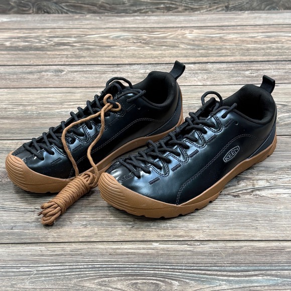 Keen Mens Jasper Highsnobiety Sneakers Size 8.5 Black Leather Gum Sole NEW